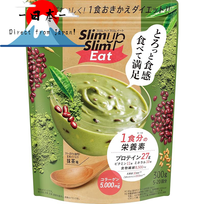[Direct from Japan]
Asahi Group Foods Slim Up Slim Eat Matcha Flavor 300g