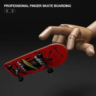 Youngstar ไม้ Fingerboard Fingerboard ชุดนิ้วมือสกู๊ตเตอร์สเก็ตนิ้วมือ Maple ไม้ Professional Mini สเก็ตบอร์ดของเล่นเด็ก M5V8