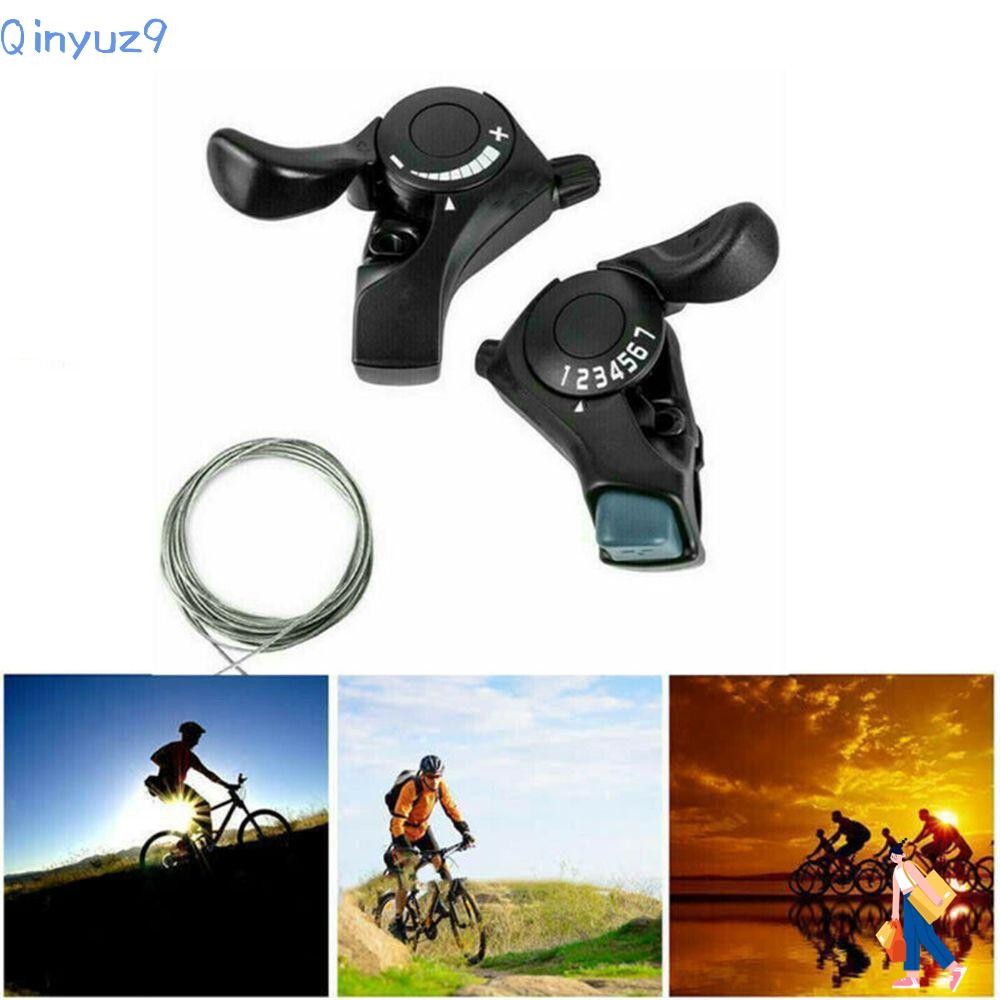 Qinyuz9 3/7/21 Speed Handlebar Twist Grip ขี่จักรยานเปลี่ยนความเร็วกีฬากลางแจ้งเกียร์ Shifter