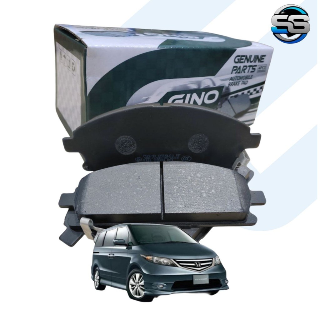 ผ้าเบรก GINO สําหรับ HONDA ELYSION RR1 RR3
