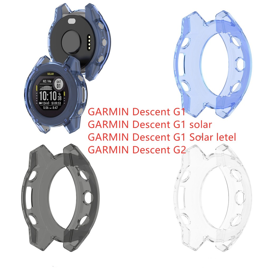 Soft Tpu สําหรับ Garmin Descent G2 G1 ป้องกันกันชน Garmin G1 Solar Letel นาฬิกาอุปกรณ์เสริม