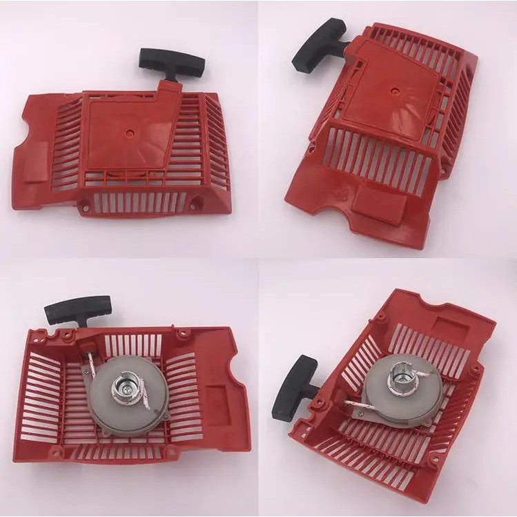 61 STARTER FITS HUS 66 266 268 272 282 288 CHAINSAWS PULL START RECOIL REWIND PULLEY ROPE GRIP HANDLE COVER ASSEMBLY