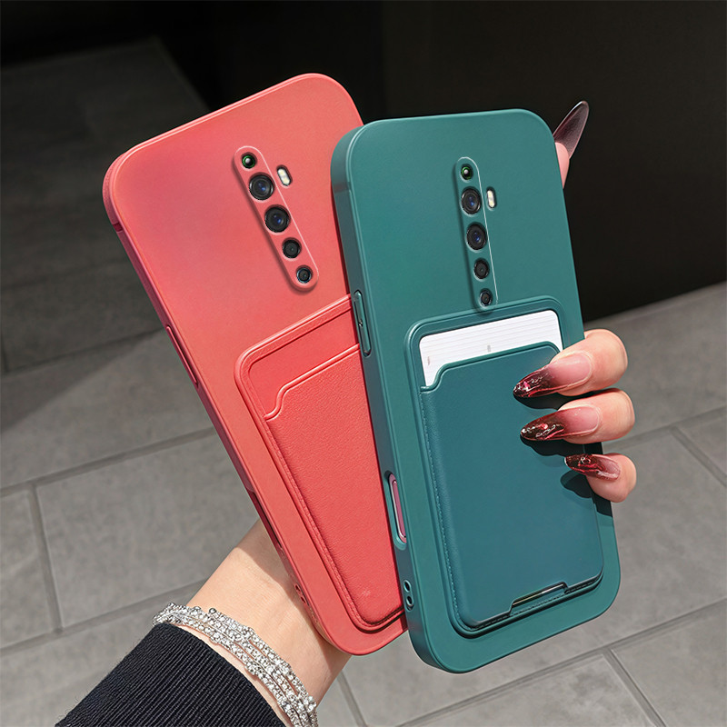 เคสสําหรับ OPPO Reno 2 2Z 2F เคสโทรศัพท์ TPU แพ็คการ์ดใหม่กันกระแทก softcase