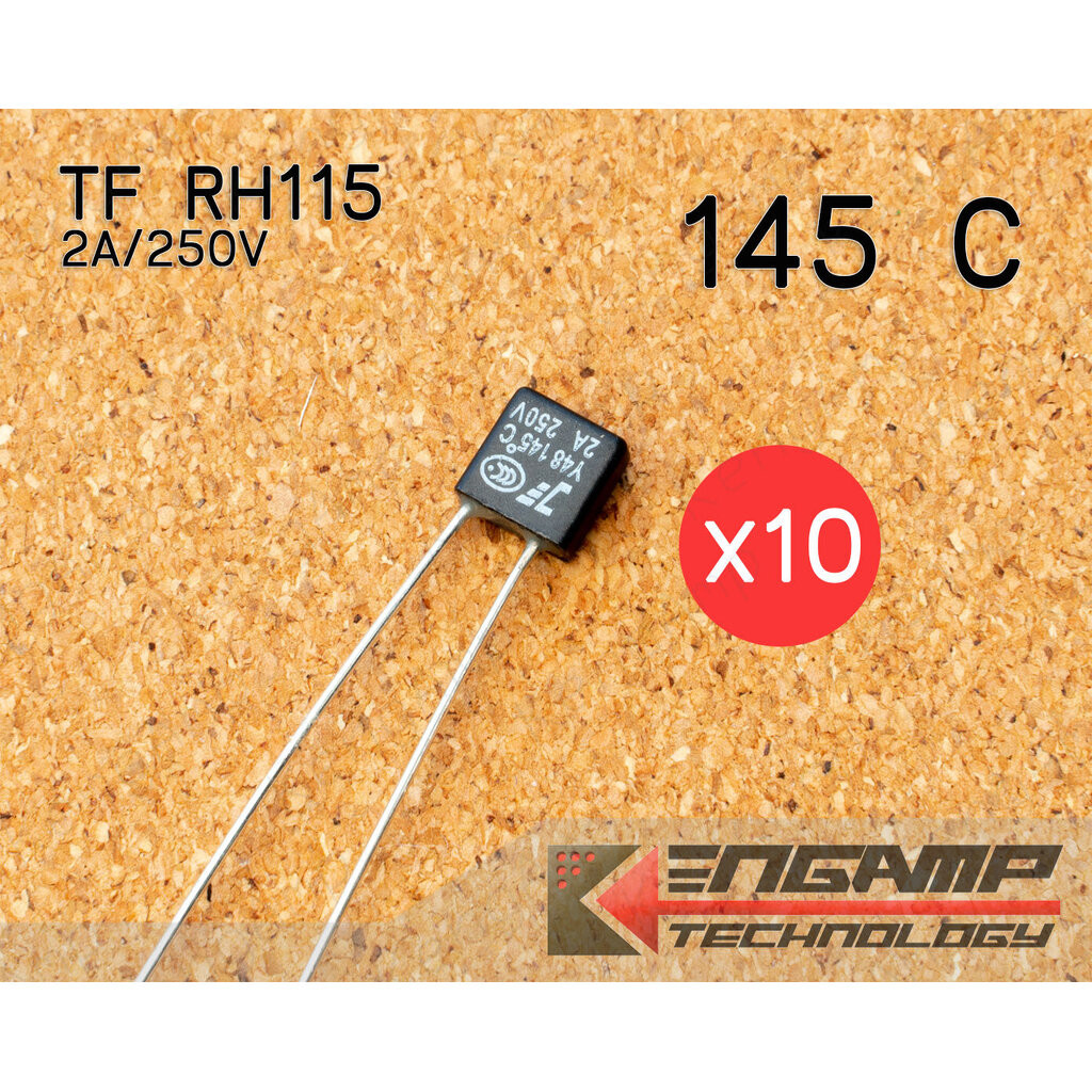 (มีตัวเลือก) [FUSE] RH115 135 145 C 2A/250V Thermo Fuse เทอร์โมฟิวส์ส่วนใหญ่อยู่ในพัดลม