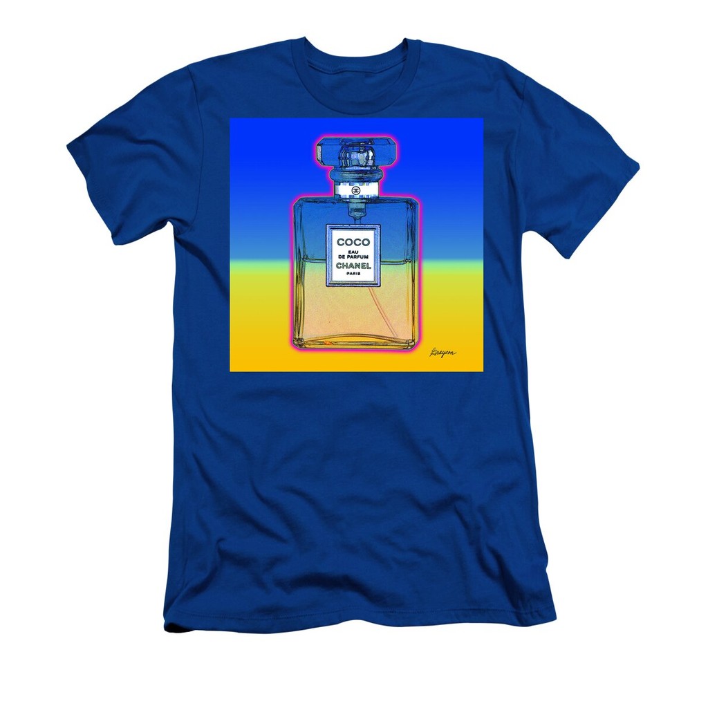 เสื้อยืด Chanel Bottle 1 T-ShirtCartoon แท้ Cotton 100% oversize สไตล์ ใส่สบายๆ แฟชั่น เสื้อกีฬา เก