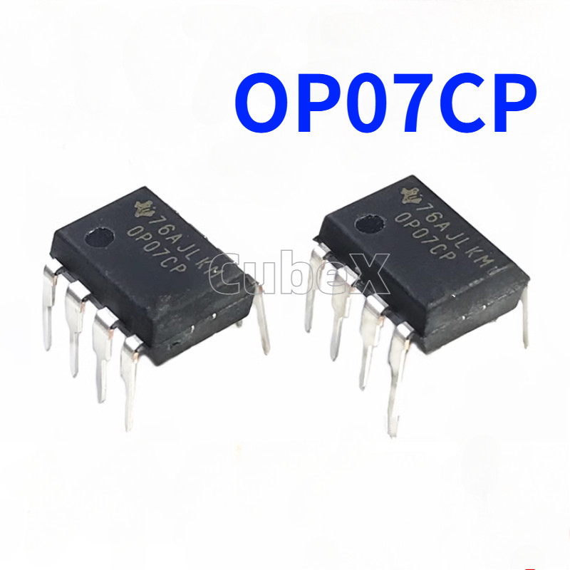 10/5Pcs OP07 OP07CP Low-Noise Precision Op-Amp OP07CP เครื่องขยายเสียง DIP-8 IC High-Accuracy สัญญาณ
