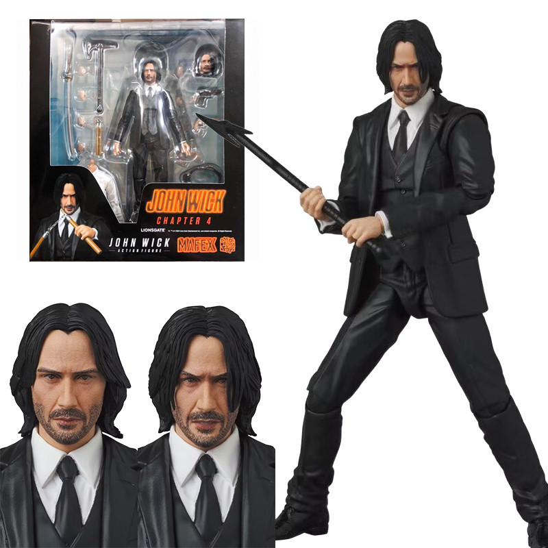 MAF John Wick: Chapter 4 Assembling Model John Wick MAF 212 Movable Joint Action Figurines