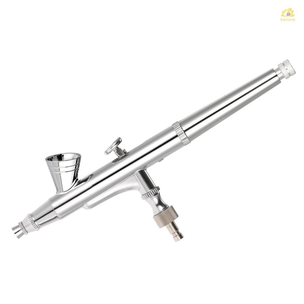 KKmoon 0.25 มม. Gravity Feed Airbrush Kit ชุด Air แปรงสเปรย์สําหรับแต่งหน้าภาพวาดเล็บ Tattoo พร้อมปร
