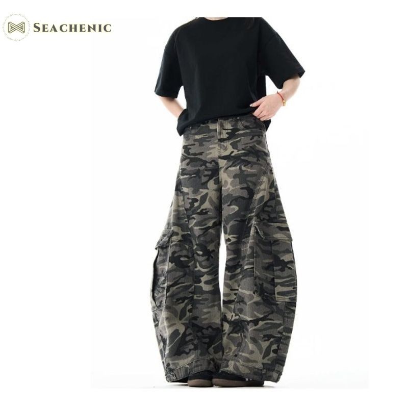 ซีซิก กางเกงคาร์โก้ลายพรางแฟชั่นสําหรับผู้ชาย