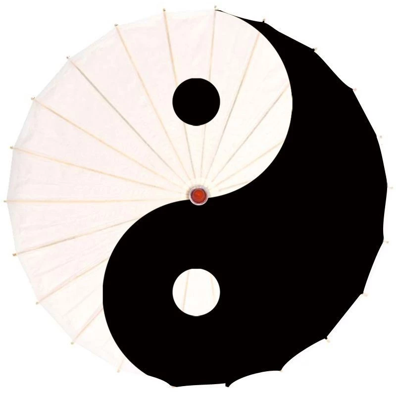 ร่มผ้าไหม Tai Chi Bagua ลาย Beidou สไตล์จีนโบราณ thumbnail 4