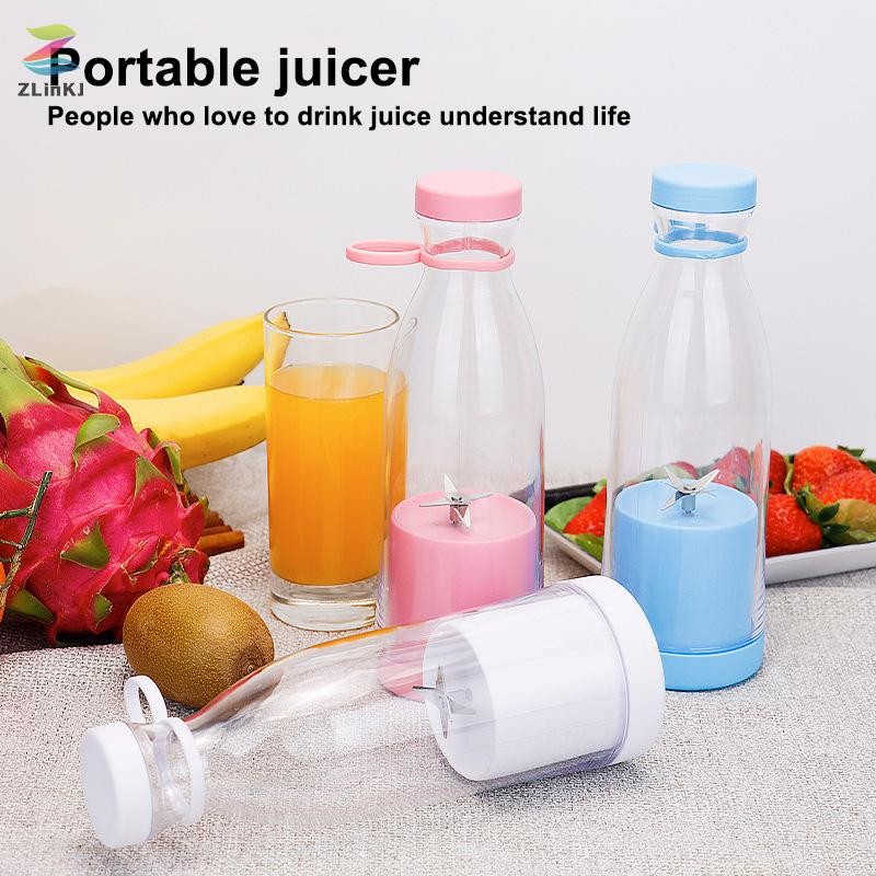 ZLinKJ เครื่องปั่นแบบพกพา,เครื่องปั่นแบบพกพาสําหรับเขย่าและสมูทตี้,แม่เหล็ก USB Fast Charging Mini F