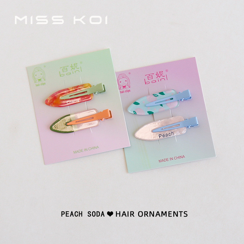MISSKOI Candy Soda คลิปลบเครื่องสำอางแบบไม่มีรอยต่อ สไตล์น่ารักสำหรับสาวๆ