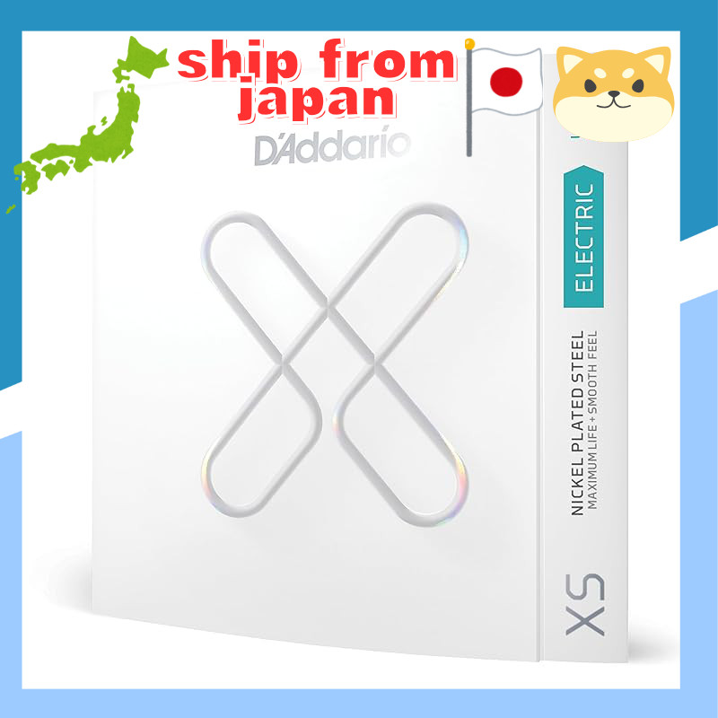 D'Addario XS Coated Nickel Electric Guitar Strings - Various Gauges and Pack Sizes