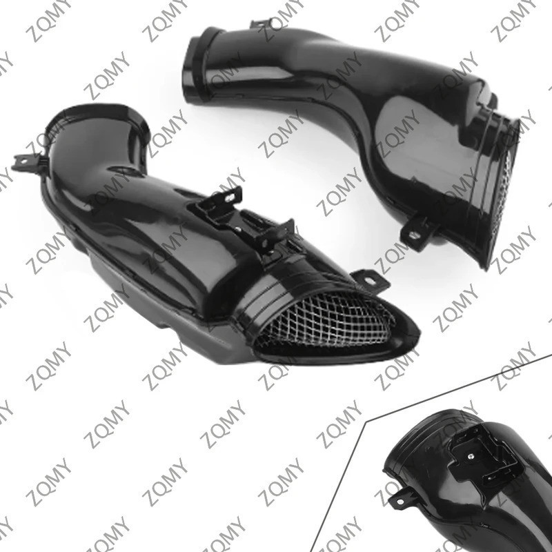 สำหรับ Suzuki K1 GSXR1000รถมอเตอร์ไซด์ RAM Air intake ท่อท่อ gsxr 1000 2001 2002สีดำ