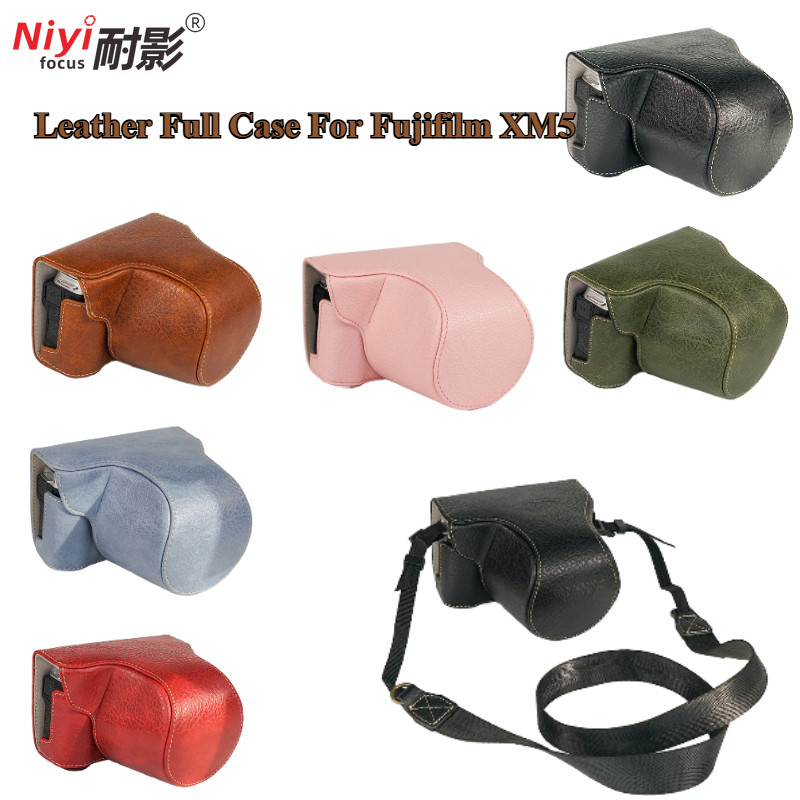Full Fujifilm XM5 กระเป๋ากล้องหนัง Pu กระเป๋ากล้องสําหรับ Fujifilm XM5