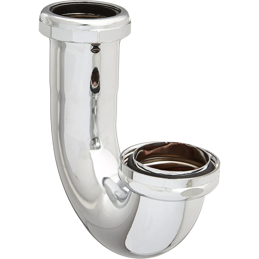 LASCO 03-3507 1-1/2 นิ้วทองเหลืองชุบโครเมียม 22 Gauge Captive Nut J-Bend SFFH