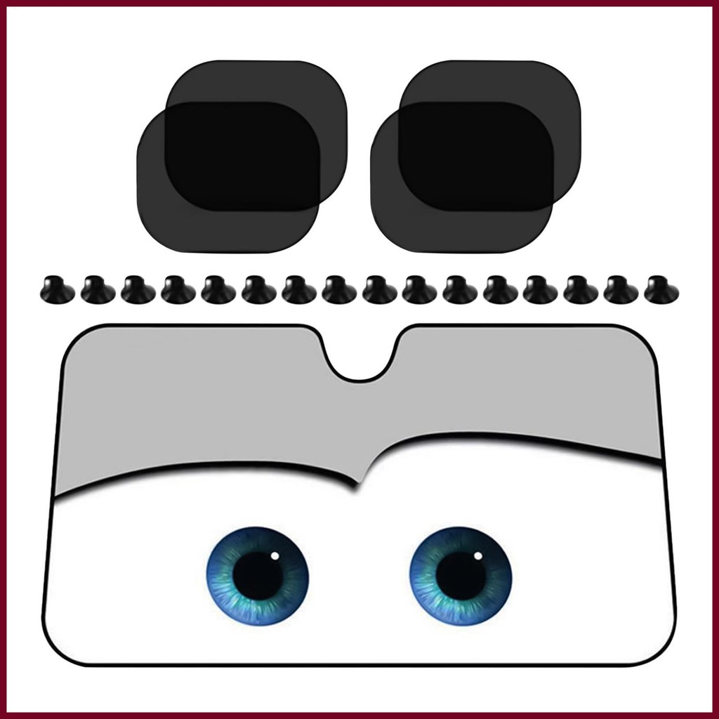 Sun Visor สําหรับกระจกรถยนต์ Sun Visor Shade ชุดสําหรับกระจกรถยนต์ด้านหลังพับ Shield UV Protection S