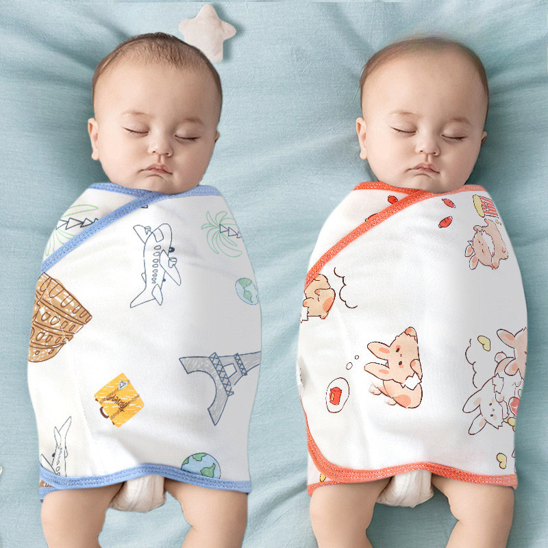 ผ้าห่มห่อตัว ผ้าห่อตัวเด็ก ผ้าห่อตัวเด็กหน้าร้อน ถุงนอนเด็กแรกเกิด พร้อมหมวก ทารกแรกเกิด ผ้าฝ้าย100% - รูปที่ 3