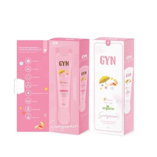 GYN sunscreen กันแดดจินน์ 20 g.