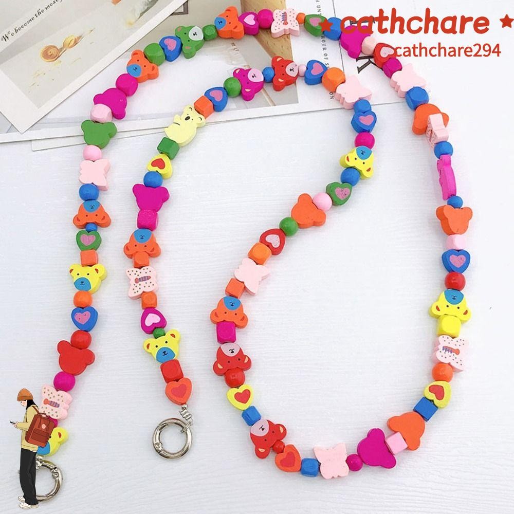 แคทชรี294โทรศัพท์เชือกป้องกันการสูญหาย,ปรับโบฮีเมียโทรศัพท์เชือกเส้นเล็ก,แฟชั่นลูกปัดอะคริลิโทรศัพท์โซ่สายรัด