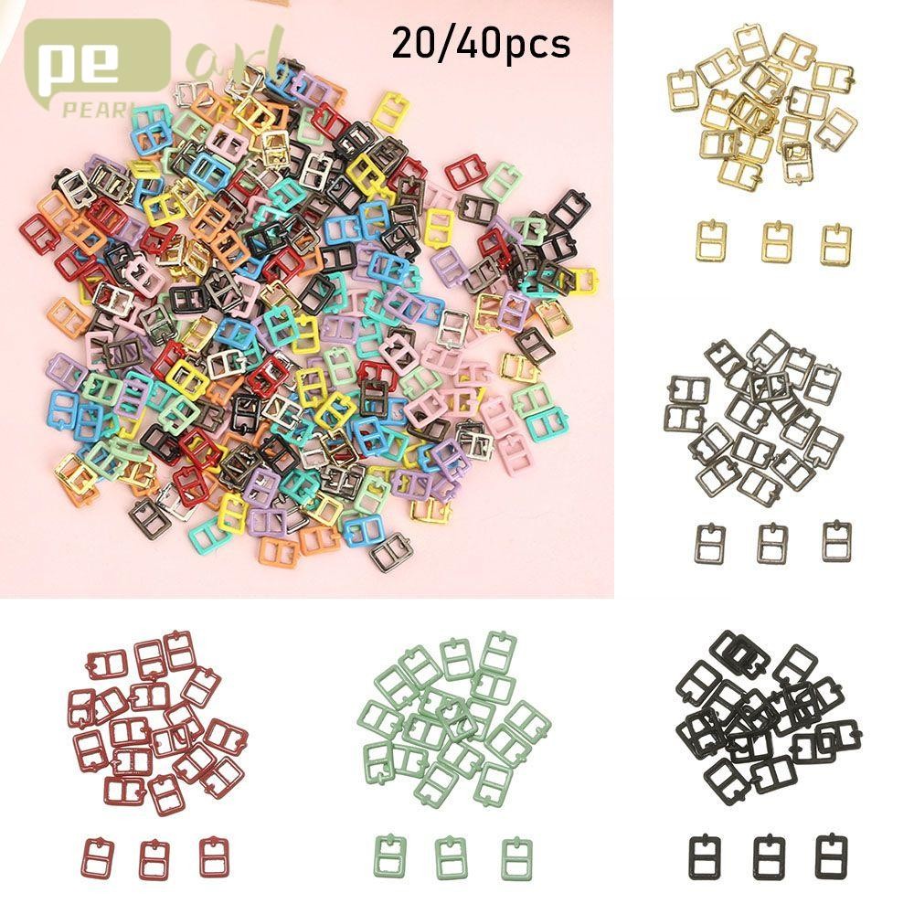Pearlth 20/40pcs Tri-glide Buckle ตุ๊กตาของเล่นใหม่ล่าสุด 13 สีตุ๊กตากระเป๋าอุปกรณ์เสริม