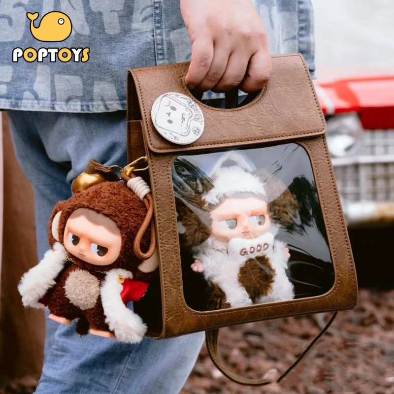 POPTOYMonboo Forest Town Series กล่องตาบอด Art ของเล่นอินเทรนด์ตุ๊กตาเดสก์ท็อปตกแต่งของขวัญวันหยุดตุ๊กตาน่ารักอุปกรณ์เสริมแฟชั่น