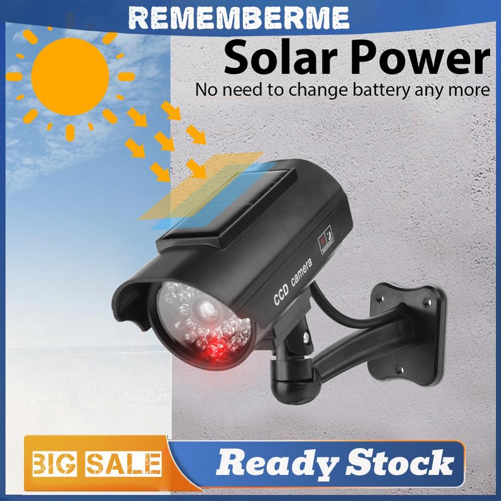 Dummy กล้องวงจรปิดกล้อง Theft Deterrent กล้องเฝ้าระวังปลอมในร่มหรือกลางแจ้ง