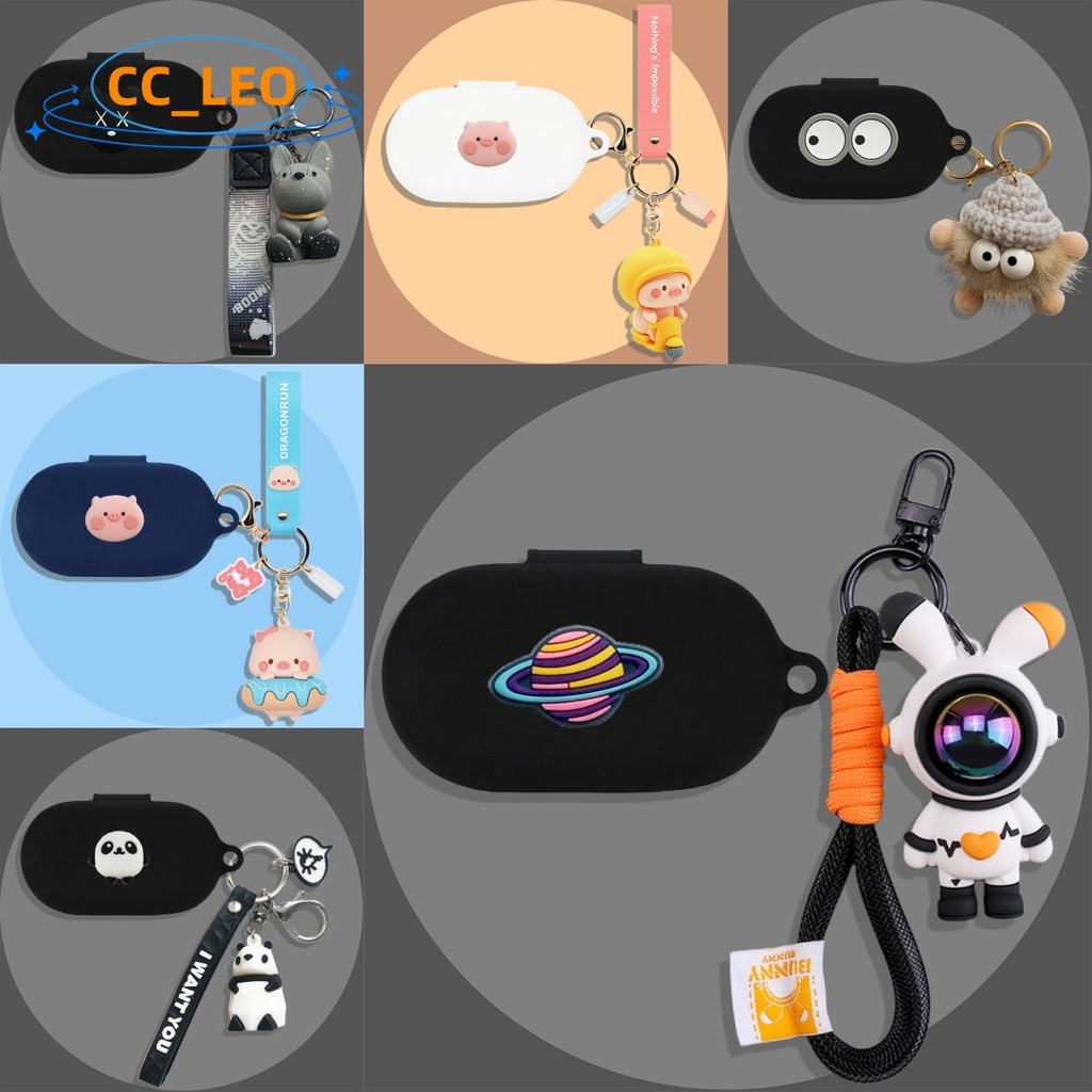 For Sony WF-C510 Case Cute Plush Briquettes Pendant Sony WF-C510 Silicone Soft Case Sony WF-C510 Sho