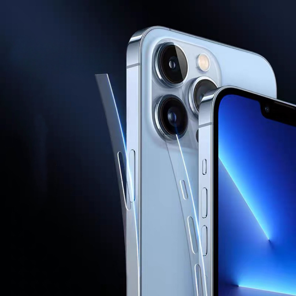SOLE ฟิล์มกันรอย ขอบข้าง สำหรับรุ่น 15 14 13 12 11 for iPhone12ProMax 14MAX/14PLUS/13PRO 12Proฟิล์มขอบข้าง#SC