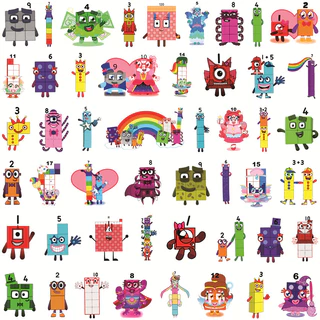 100ชิ้น/เซ็ต ❉ สติ๊กเกอร์ Numberblocks ❉ สติ๊กเกอร์ DIY Fashion Doodle Decals