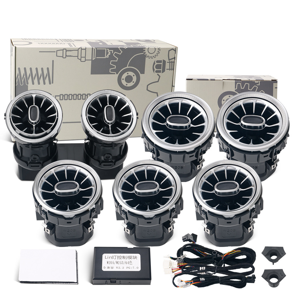 [คลังสินค้าพร้อม] เหมาะสําหรับ Mercedes-Benz C-Class W205/W253 Turbo เครื่องปรับอากาศส่งออก 64 สี Am