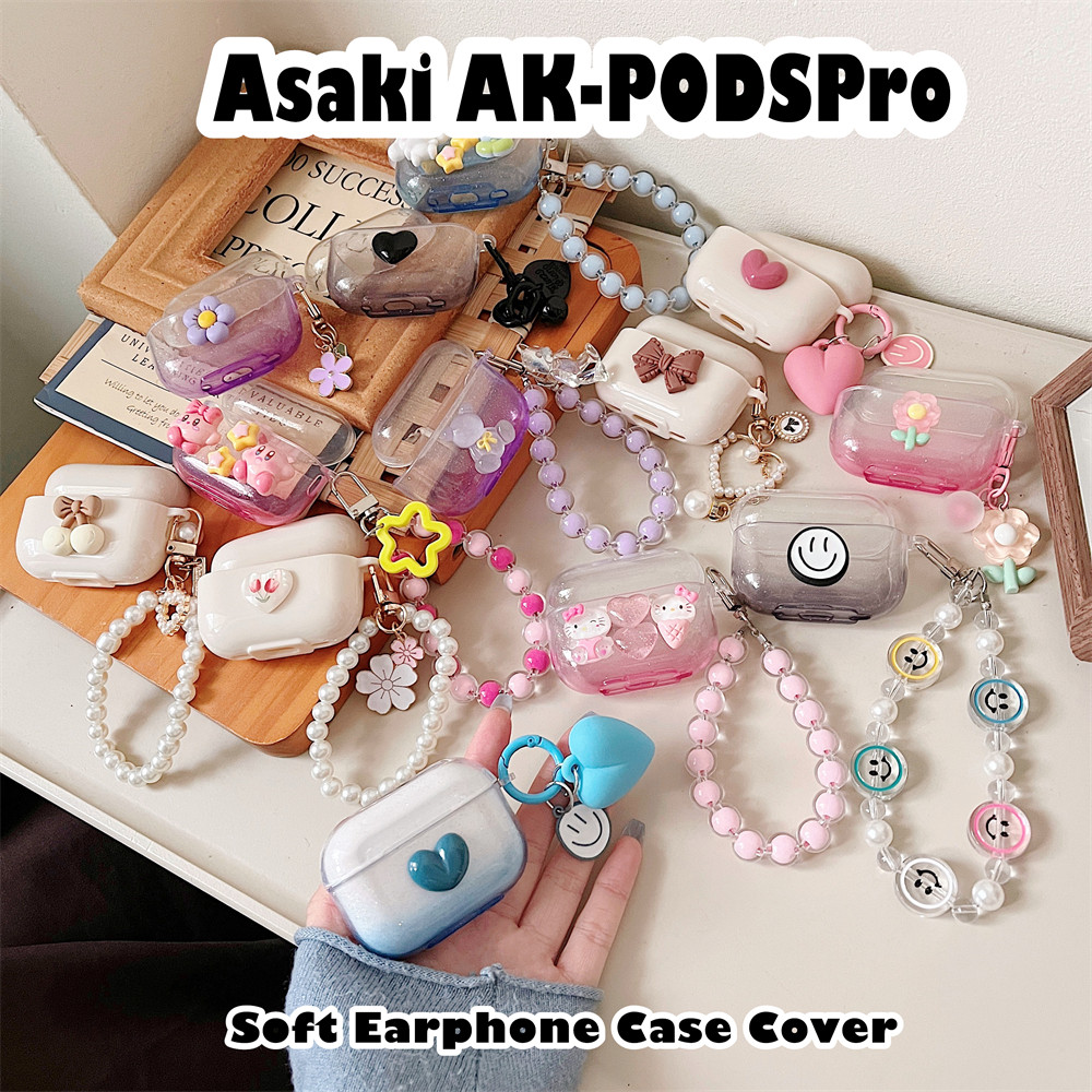 【Case Home】นําไปใช้กับ Asaki AK-PODSPro เคส Case เคสหูฟัง DIY สดในฤดูร้อน ซิลิโคนนุ่ม เคส เคสหูฟัง