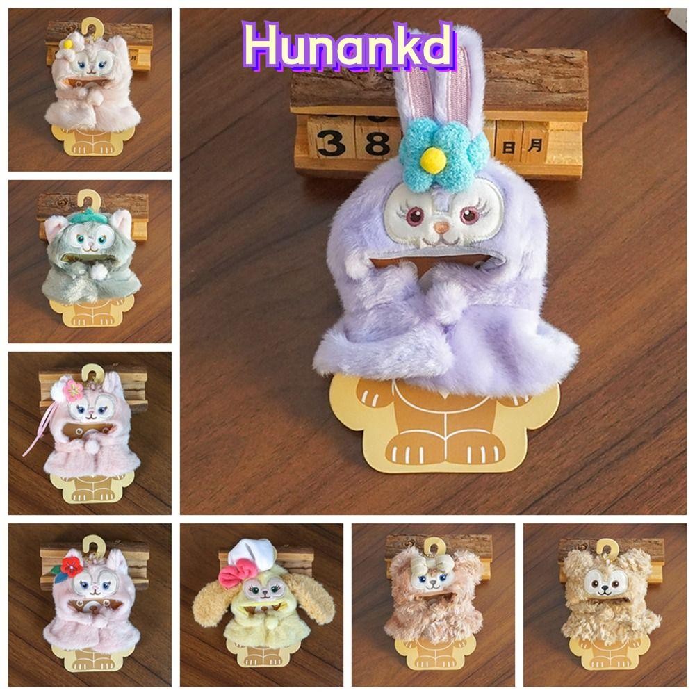 เสื้อผ้าตุ๊กตา HUAN, เสื้อผ้าตุ๊กตา Labubu กํามะหยี่นุ่มน่ารัก, อุปกรณ์เสริมมีฮู้ด Kawaii สําหรับตุ๊กตา 10 ซม.