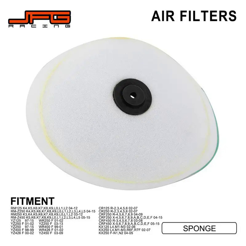 MoMotorcycle Air Filter Cleaner Intake Sponge For Suzuki RM125 RM250  RMZ250 RMZ450 RM RMZ 125 250 4
