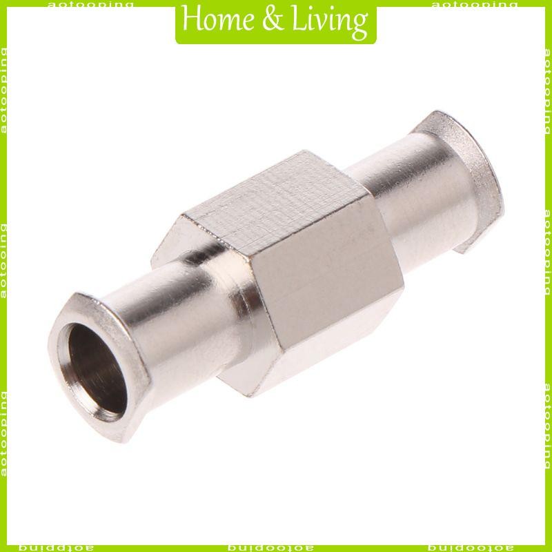 Aotoo Luer ล็อคอะแดปเตอร์ Coupler ทองเหลืองชุบนิกเกิลหญิงกับหญิง Fitting Connector