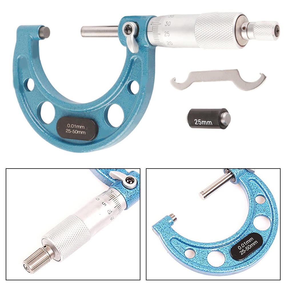【WIK】High Precision Outer Diameter Measurement Micrometer for Thread Scale 75mm Range