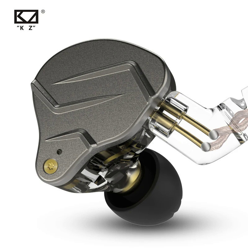 KZ ZSN PRO In Ear Earphone 1BA 1DD Hybrid Drive HIFI Sport Noise Cancelling Earbud Headset  ZES ZEXP