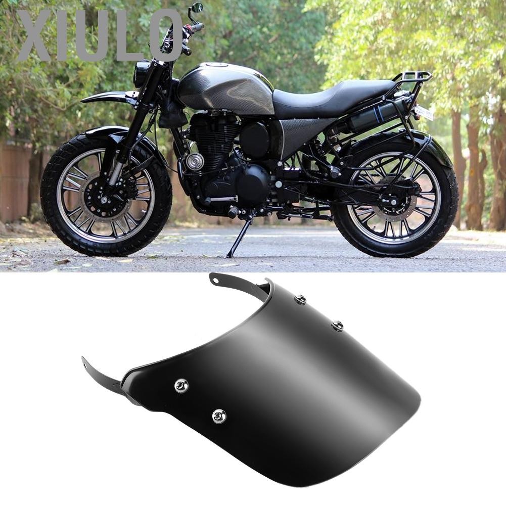 Xiulo Aramox Motorcycle Windshield Windscreen Guard ดัดแปลงส่วนที่เหมาะสำหรับ Classic 500cc Black