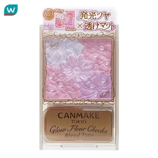 Canmake แคนเมค โกลว์ เฟลอ ชีคส์ 5.4ก. B03 ลาเวนเดอร์ ดรีม
