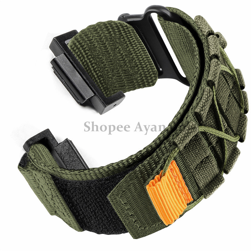 สายรัดผ้าใบไนลอนขนาด 16 มม. สําหรับ Casio Sport Loop สายนาฬิกาสําหรับ DW-5600/610 GA2100 สร้อยข้อมือผู้หญิงผู้ชายสายรัดข้อมือ