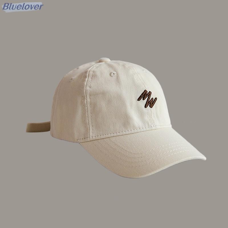 Bluelover หมวกเบสบอลผู้หญิง S Sun Protection Sun Shading ปัก Duckbill Cap ใหม่