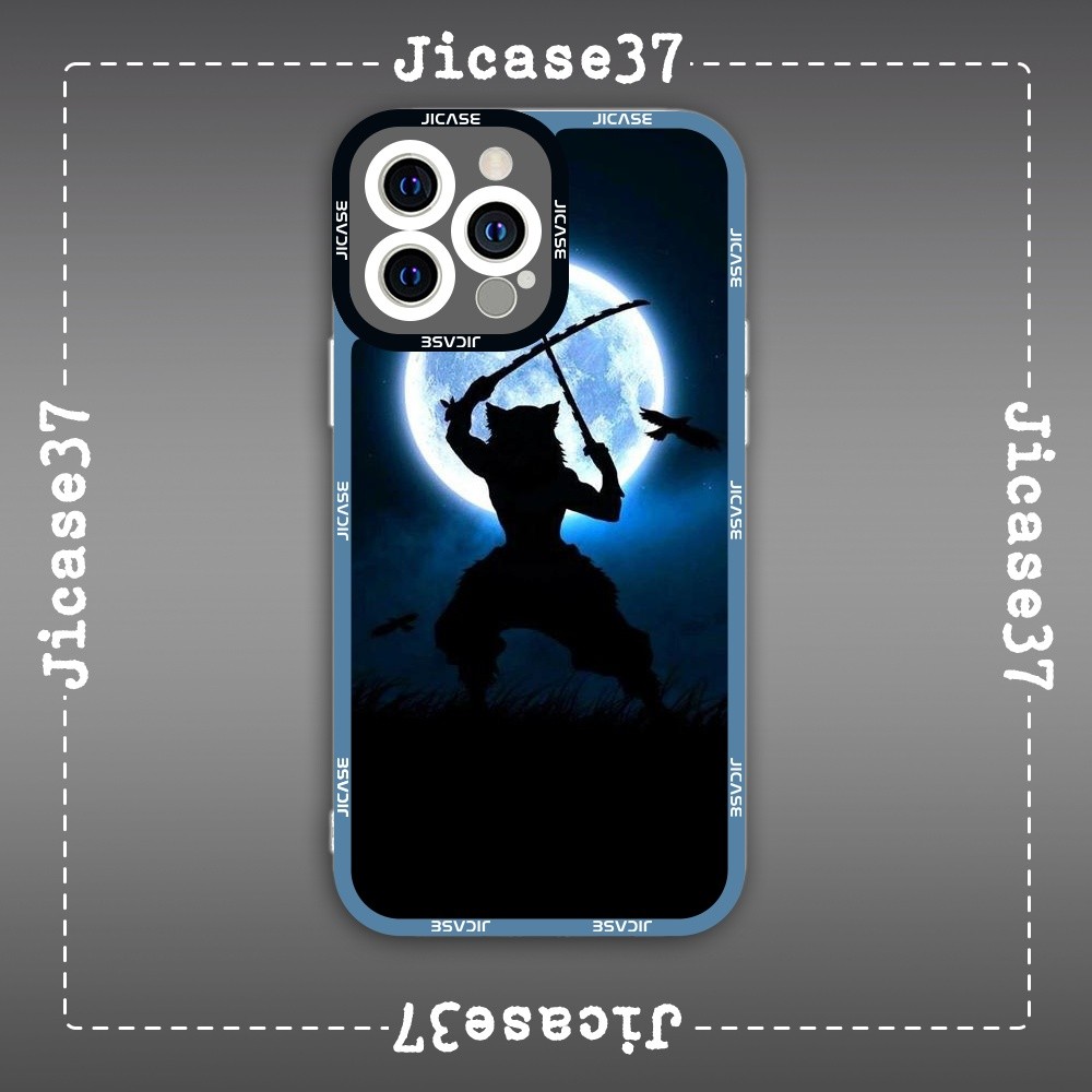 เคส iPhone Square Edge Samsung Xiaomi Oppo Anime Kimetsu no yaiba Demon Slayer Sword Character Inosu