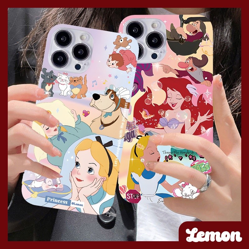 เคสโทรศัพท์มือถือ แบบใส ลายการ์ตูนเจ้าหญิงนางเงือก สําหรับ ไอโฟน 14pro 14promax 13 13pro 13promax 11 12 12pro 12promax XR XSMAX 7P 8P