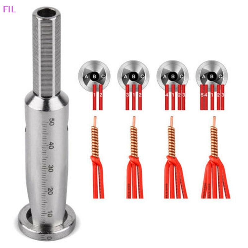 Fil Universal ลวด Twisg เครื่องมือสายไฟ Quick Connector อัตโนมัติ Twisg คีมปอกสายไฟ Twister เจาะ Driver OP