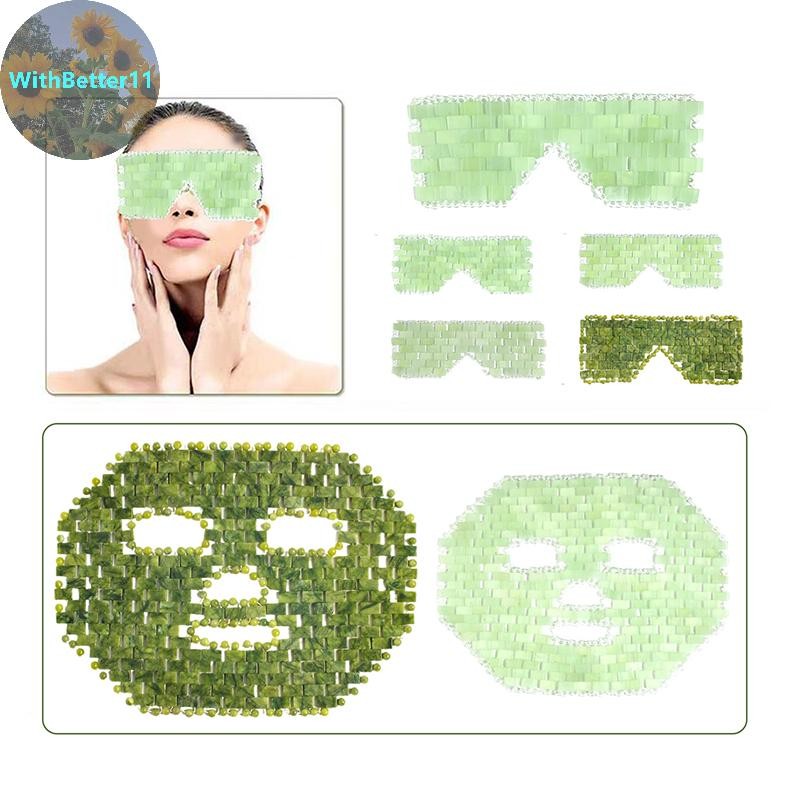 Better Eye Mask นวด Cooling Jade Eye Mask Eye สําหรับ Eye Relax Sleep นวดหน้ากากเครื่องมือ Mask Care หิน Face Sleep TH