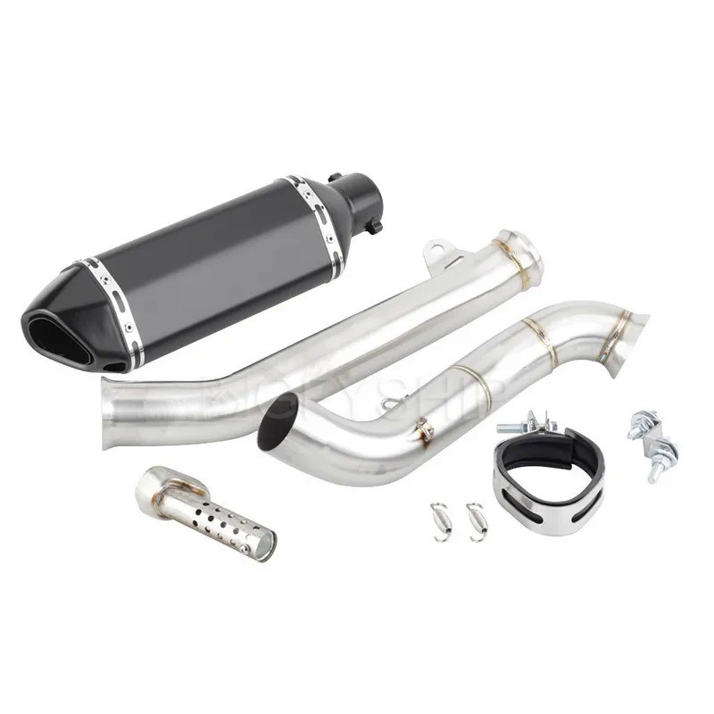 Mo For KTM DUKE 690 2013 to 2017 2018 2019 690 Duke Escape Motorcycle Exhaust Muffler With Mid Link 