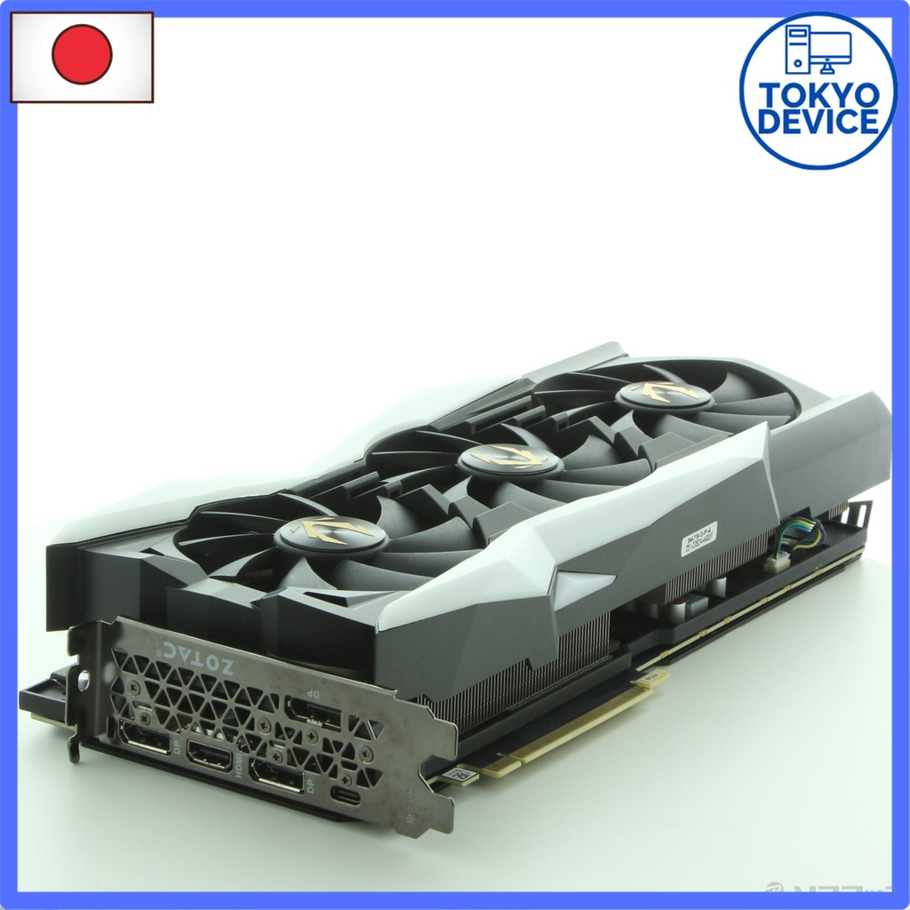 ZOTAC GAMING GeForce RTX 2080 Ti AMP Extreme ZT-T20810B-10P กราฟิกการ์ด [สินค้ามือสอง ส่งตรงจากญี่ปุ