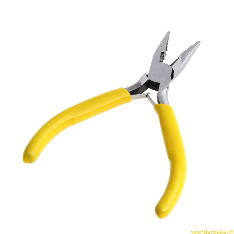 Wonder สะดวก Mini Long Nose เครื่องประดับคีมสําหรับ w Handles DIY เหล็กคาร์บอน Craft T