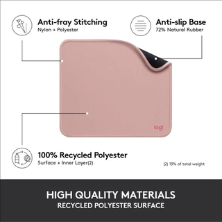 LOGITECH MOUSE PAD STUDIO SERIES แผ่นรองเมาส์ แผ่นรองเมาส์แบบสั้น