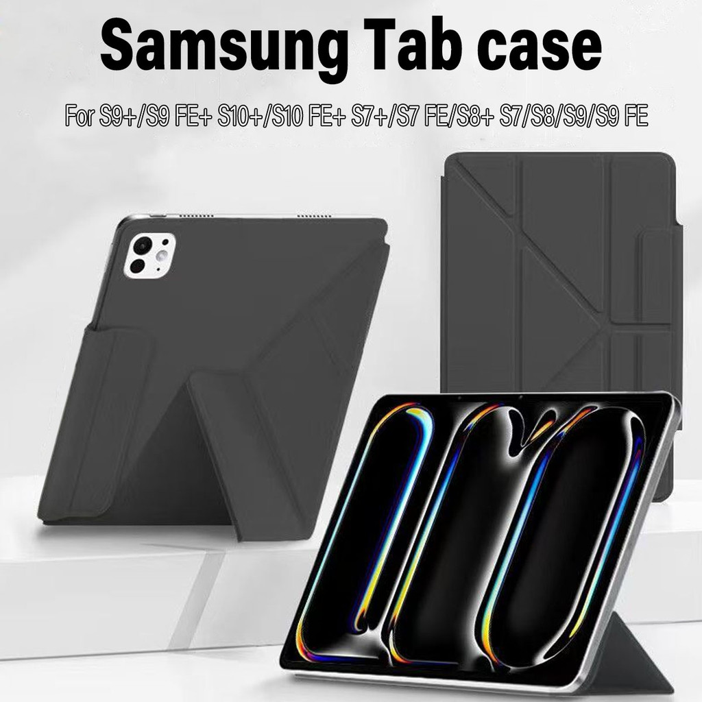 เคสแท็บเล็ต แบบแม่เหล็ก สําหรับ Samsung Galaxy Tab S10/S9 FE Plus S7 FE S9 FE S7/S8/S9 S7+/S8+/S9 Plus/S10 Plus Yพับ